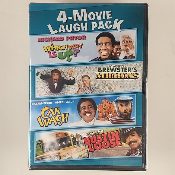Richard Pryor 4 Movie Collection DVD Set, Factory Sealed - Picture 10 of 11